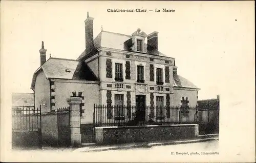 Ak Chatres Loir et Cher, La Mairie