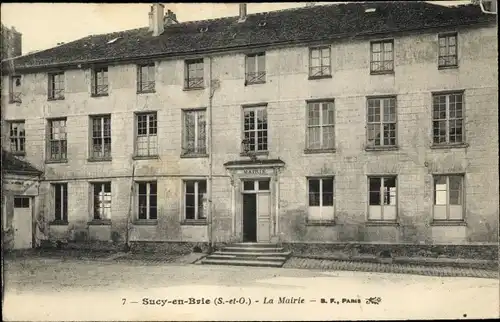 Ak Sucy en Brie Val de Marne, Mairie