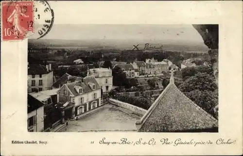 Ak Sucy en Brie Val de Marne, Vue generale