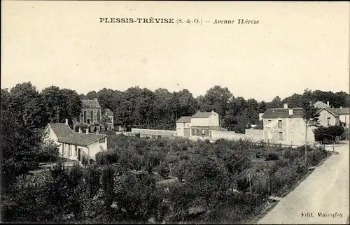 Ak Plessis Trevise Val de Marne, Avenue Therese