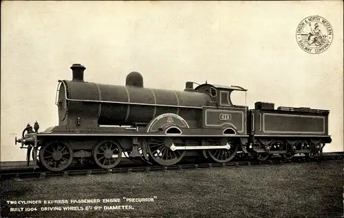 Ak Britische Eisenbahn, London and North Western, Express Passenger Engine Precursor