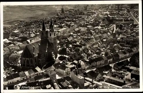 Ak Jüterbog in Brandenburg, Fliegeraufnahme