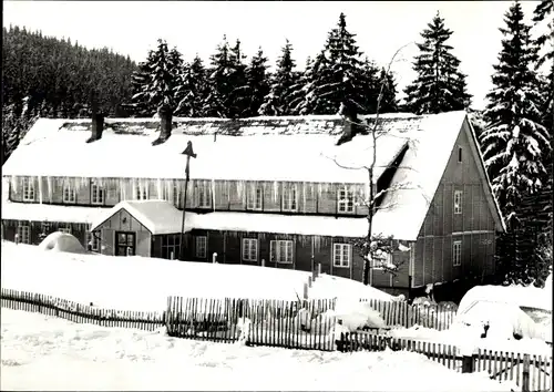 Ak Antonshöhe Breitenbrunn Erzgebirge, Erholungsheim, Winter