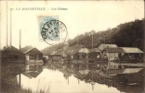 Ak La Bonneville Eure, Les Usines