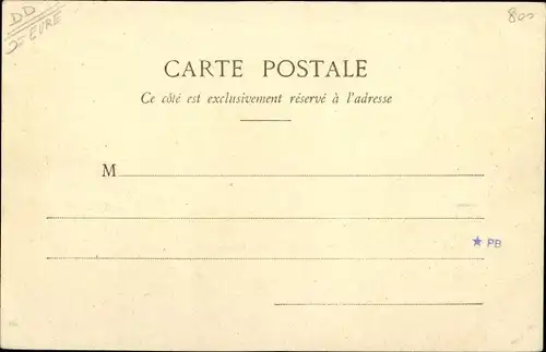 Ak Beaumesnil Eure, Grande Rue