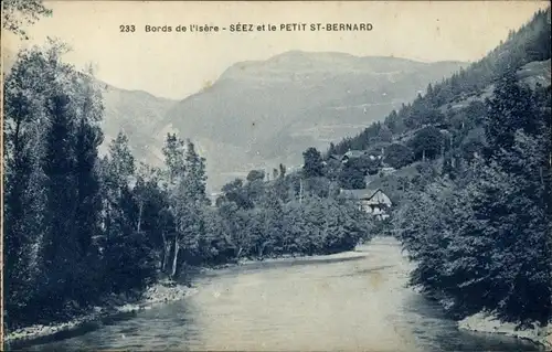 Ak Seez Savoie, Bords de l'Isere