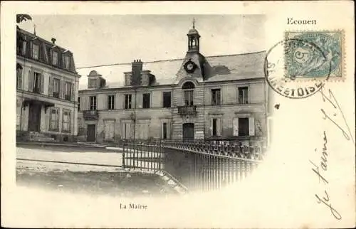 Ak Ecouen Val d’Oise, La Mairie