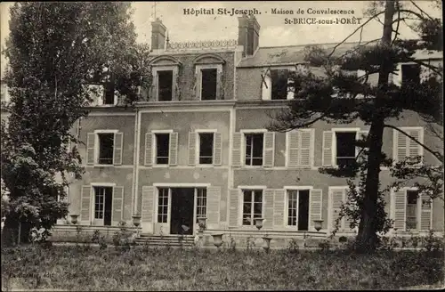 Ak Saint Brice sous Forêt Val d’Oise, Hopital Saint Joseph, Maison de Convalescence