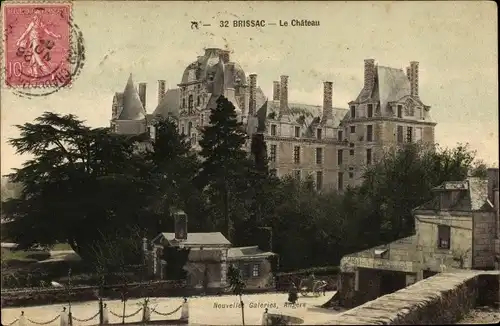 Ak Brissac Maine et Loire, Château