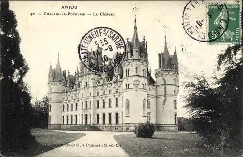 Ak Anjou Maine et Loire, Chalain la Potherie, Château