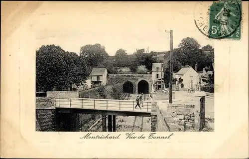 Ak Montrichard Loir et Cher, Vue du Tunnel