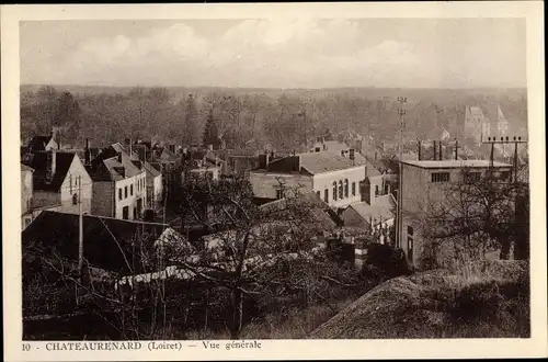 Ak Chateaurenard Loiret, Vue generale