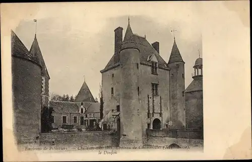 Ak Chilleurs aux Bois Loiret, Chateau de Chamerolles, Le Donjon