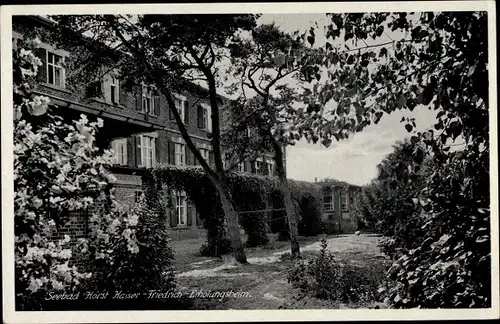 Ak Niechorze Horst Seebad Pommern, Kaiser Friedrich Erholungsheim