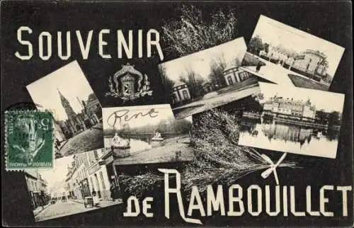 Ak Rambouillet Yvelines, Stadtansichten