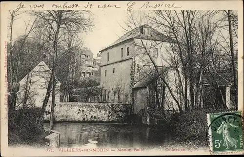 Ak Villiers-sur-Morin Seine et Marne, Moulin Balle