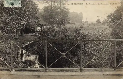 Ak Saint Gratien Val d’Oise, Le lavoir de la Princesse Mathilde