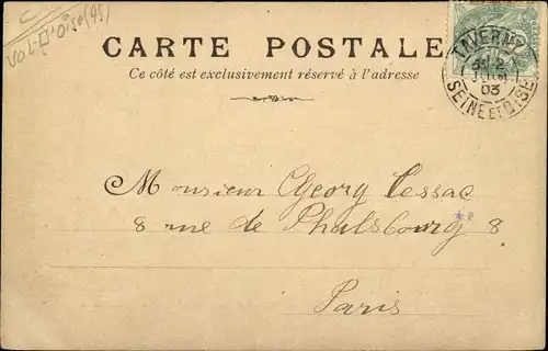 Ak Saint Leu Val d´Oise, En Foret