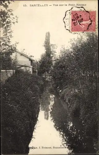 Ak Sarcelles Val d’Oise, Vue sur le Petit Rhosne