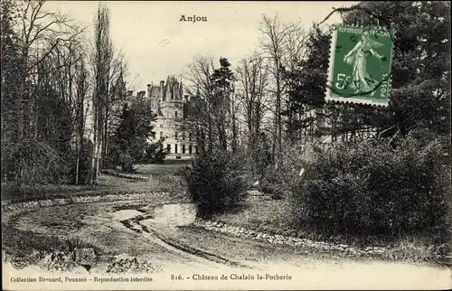 Ak Anjou Maine et Loire, Château de Chalain la Potherie