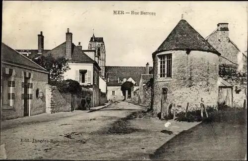 Ak Mer Loir et Cher, Rue Barreau