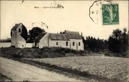 Ak Mer Loir et Cher, Église d'Aunay