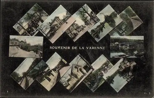 Ak Lavarenne Val-de-Marne, Vues Differentes