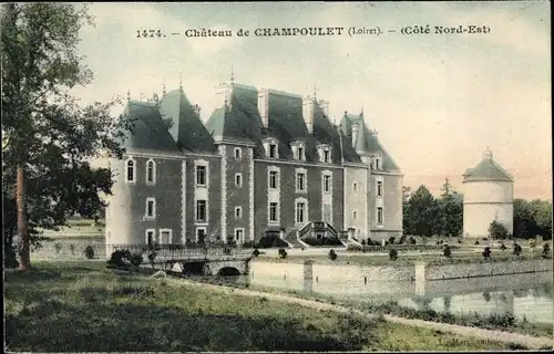 Ak Champoulet Loiret, Le Chateau