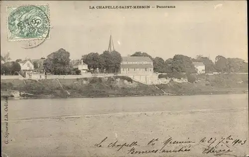 Ak La Chapelle Saint Mesmin Loiret, Panorama
