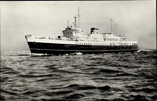 Ak Dampfschiff MS Koningin Emma, Stoomvaart Maatschappij Zeeland