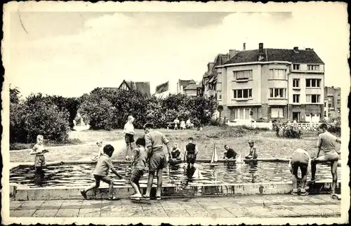 Ak Westende Westflandern, Avenue des invalides de Guerre et Villa L'Ensoleillee