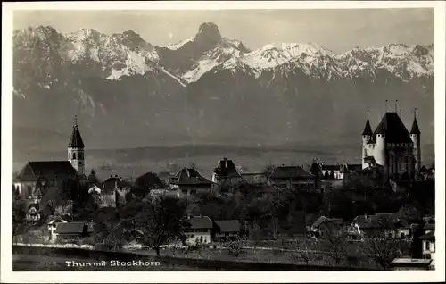 Ak Thun Kanton Bern Schweiz, Stockhorn