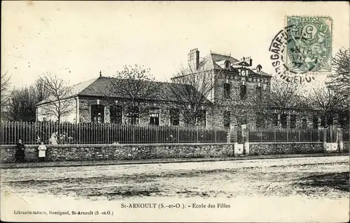 Ak Saint Arnoult en Yvelines, Ecole des Filles