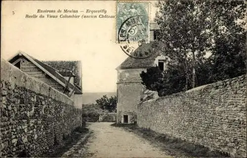 Ak Meulan en Yvelines, Ecquevilly, Ruelle du Vieux Colombier