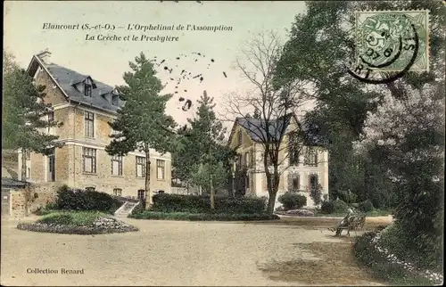 Ak Elancourt Yvelines, L'Orphelinat de l'Assomption, La Creche et le Presbytere
