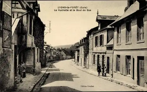 Ak Lyons la Forêt Eure, La Huchette et le Bout de Bas