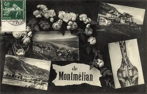 Ak Montmelian Savoie, Vues Differentes