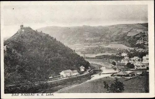 Ak Nassau (Lahn), Fernblick, Teilansicht