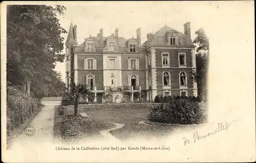 Ak Cande Maine et Loire, Château de la Caillotière