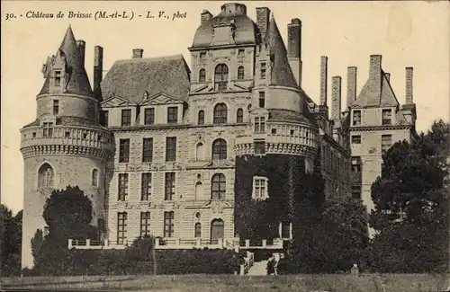 Ak Brissac Maine et Loire, Château