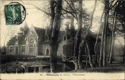 Ak Millançay Loir-et-Cher, Villechesnay