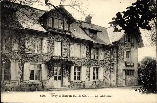 Ak Yvoy le Marron Loir et Cher, Château