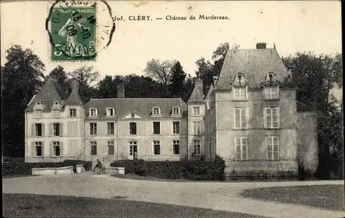 Ak Clery Loiret, Chateaude Mardereau