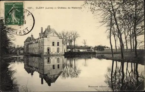 Ak Clery Loiret, Chateau de Madereau