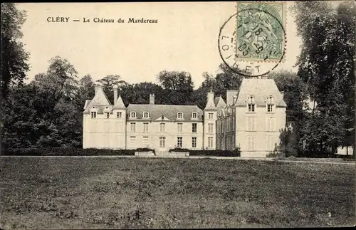 Ak Clery Loiret, Le Chateau de Mardereau