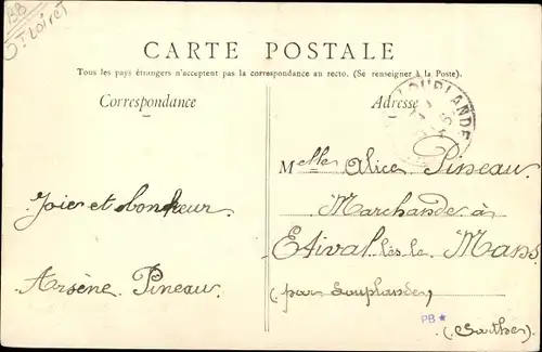 Ak Cerdon Loiret, Le Chateau