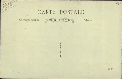 Ak Colombes Hauts de Seine, Postes et Rue des Aubepines