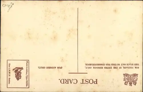 Ak Britische Eisenbahn, London and North Western, Car for the Royal Suite, Interior