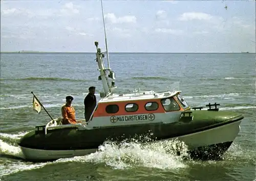 Ak Seenotrettungsboot Max Carstensen, Deutsche Gesellschaft zur Rettung Schiffbrüchiger