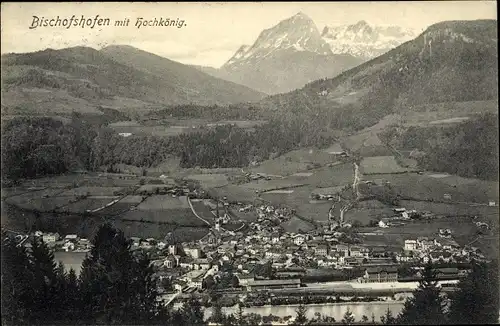 Ak Bischofshofen in Salzburg, Hochkönig, Panorama